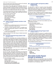 Instructions for Form TC-20S Utah S Corporation Return - Utah, Page 19