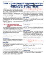 Instructions for Form TC-20S Utah S Corporation Return - Utah, Page 25