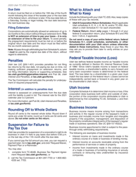 Instructions for Form TC-20S Utah S Corporation Return - Utah, Page 5