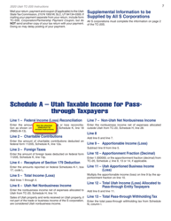 Instructions for Form TC-20S Utah S Corporation Return - Utah, Page 9