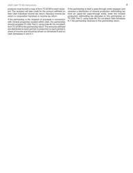 Instructions for Form TC-65 Utah Partnership/Limited Liability Partnership/ Limited Liability Company Return - Utah, Page 6