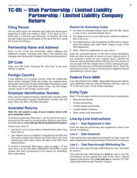 Instructions for Form TC-65 Utah Partnership/Limited Liability Partnership/ Limited Liability Company Return - Utah, Page 7