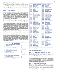 Instructions for Form TC-65 Utah Partnership/Limited Liability Partnership/ Limited Liability Company Return - Utah, Page 8
