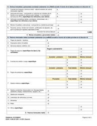 DSHS Formulario 14-068 Estado Financiero - Washington (Spanish), Page 2