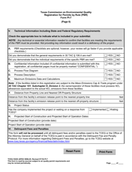 Form TCEQ-10228 (PI-7) Registration for Permits by Rule (Pbr) - Texas, Page 16
