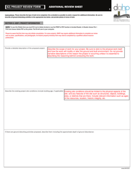 Ez/Project Review Form - Washington, Page 2
