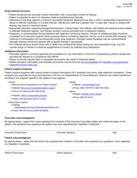 Form 1335 Antiviral Agents for Hepatitis C Virus Initial Authorization Request (Medicaid) - Texas, Page 3