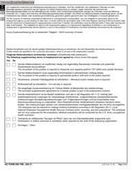 AE Form 690-70B Employment Contract (English/German), Page 2