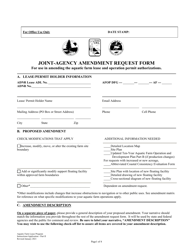 Joint-Agency Amendment Request Form - Alaska, Page 3