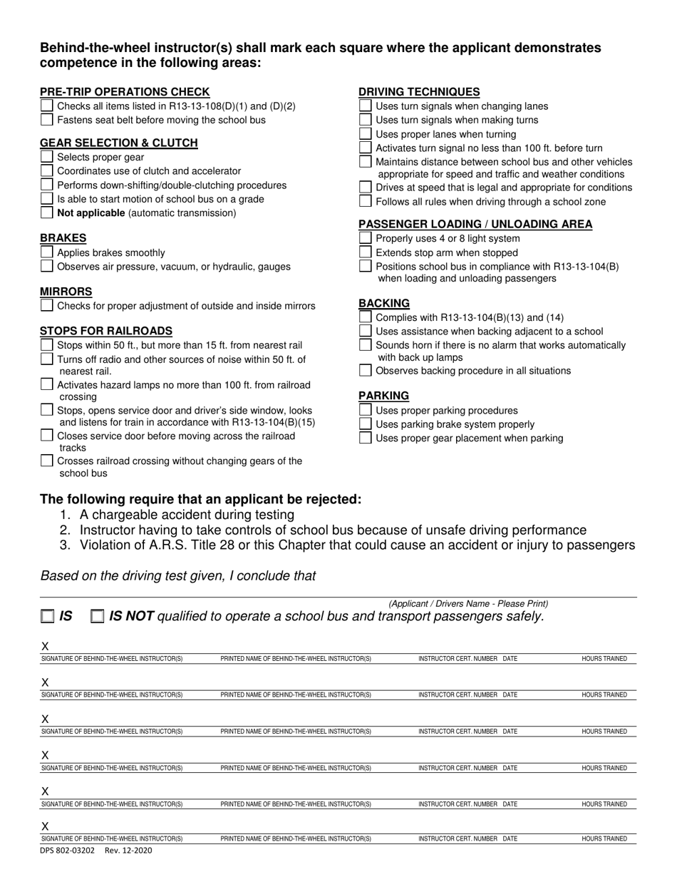 Form DPS802-03202 Download Fillable PDF or Fill Online Proof of ...