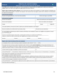 Formulario DCO-0004 Solicitud Para Beneficios De Snap, Atencion De Salud (Health Care) Y Tea/Rca - Arkansas (Spanish), Page 18
