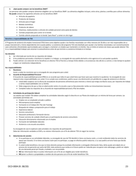 Formulario DCO-0004 Solicitud Para Beneficios De Snap, Atencion De Salud (Health Care) Y Tea/Rca - Arkansas (Spanish), Page 23