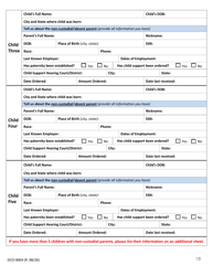 Form DCO-0004 Application for Snap, Health Care, and Tea/Rca Benefits - Arkansas, Page 13