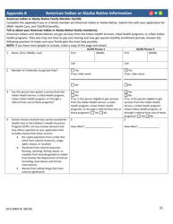 Form DCO-0004 Application for Snap, Health Care, and Tea/Rca Benefits - Arkansas, Page 20