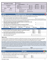 Form DCO-0004 Application for Snap, Health Care, and Tea/Rca Benefits - Arkansas, Page 3