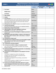 Form DCO-0004 Application for Snap, Health Care, and Tea/Rca Benefits - Arkansas, Page 4