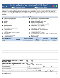 Form DCO-0004 Application for Snap, Health Care, and Tea/Rca Benefits - Arkansas, Page 8