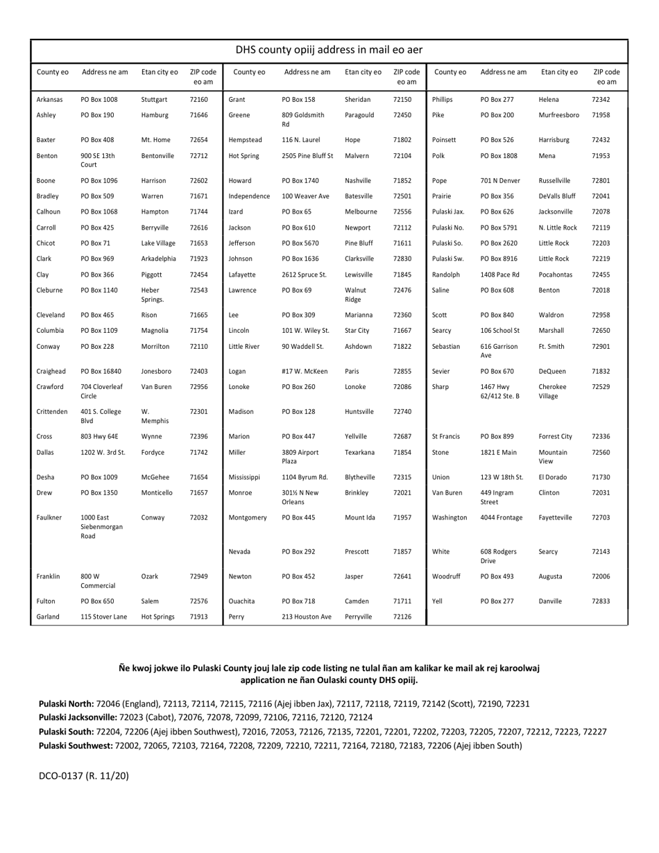 Form DCO-0004 Application for Snap, Health Care, and Tea-Rca - Arkansas (Marshallese), Page 31