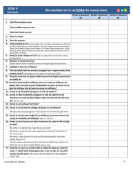 Form DCO-0004 Application for Snap, Health Care, and Tea-Rca - Arkansas (Marshallese), Page 6