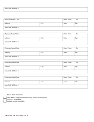 Form DCO-108C Social Report for Children - Arkansas, Page 4