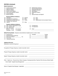 Form DMS-2602 Tefra Waiver - Physician Assessment of Eligibility - Arkansas, Page 2
