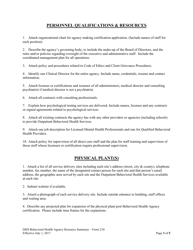 Form 210 Behavioral Health Agency Resource Summary - Arkansas, Page 3