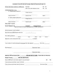 Alabama Dental Hygiene Program Application - Alabama, Page 2