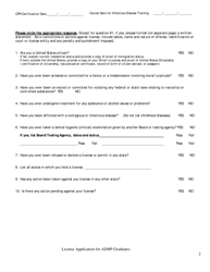 Alabama Dental Hygiene Board Exam Licensure Application - Alabama, Page 2