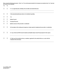 Form EMSA-0391 Request for Approval of Undefined Scope of Practice - California, Page 2