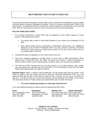 Application for Farmland Preservation Plate - Delaware, Page 2