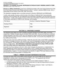 Form ISD/CCPEB-142 Request to Change Account Representatives/Account Viewing Agents Form - California, Page 2