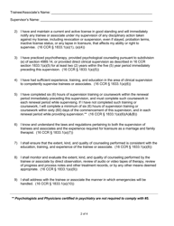 Form 37A-523 Responsibility Statement for Supervisors of a Marriage and Family Therapist Trainee or Associate - California, Page 2