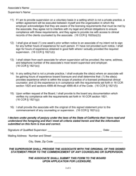 Form 37A-643 Responsibility Statement for Supervisors of an Associate Professional Clinical Counselor - California, Page 3