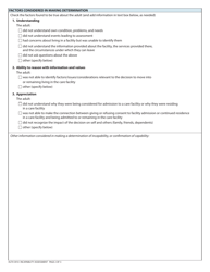 Form HLTH3910 Incapability Assessment Report - British Columbia, Canada, Page 2
