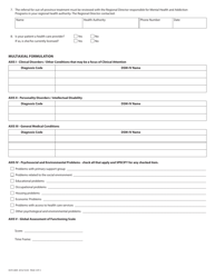 Form HLTH2809 Funding Application for out-Of-Province Mental Health and/or Addictions - British Columbia, Canada, Page 3