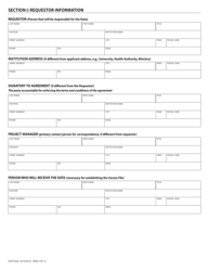 Form HLTH5426 Health Data Request - British Columbia, Canada, Page 2