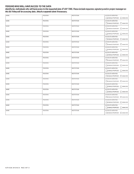 Form HLTH5426 Health Data Request - British Columbia, Canada, Page 3