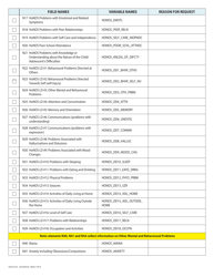 Form HLTH5516 &quot;Application to Request Mha Mrr Data for Evaluation, Planning or Research - Mental Health &amp; Substance Use (Mha Mrr) Data Checklist&quot; - British Columbia, Canada, Page 7