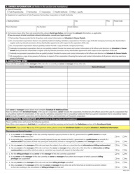 Form HLTH5432 Pharmacare Provider Enrollment - British Columbia, Canada, Page 2