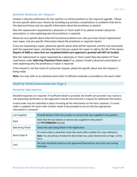 Instructions for Form HLTH5402 Pharmacare Prosthetic Benefits Application for Financial Assistance - British Columbia, Canada, Page 7