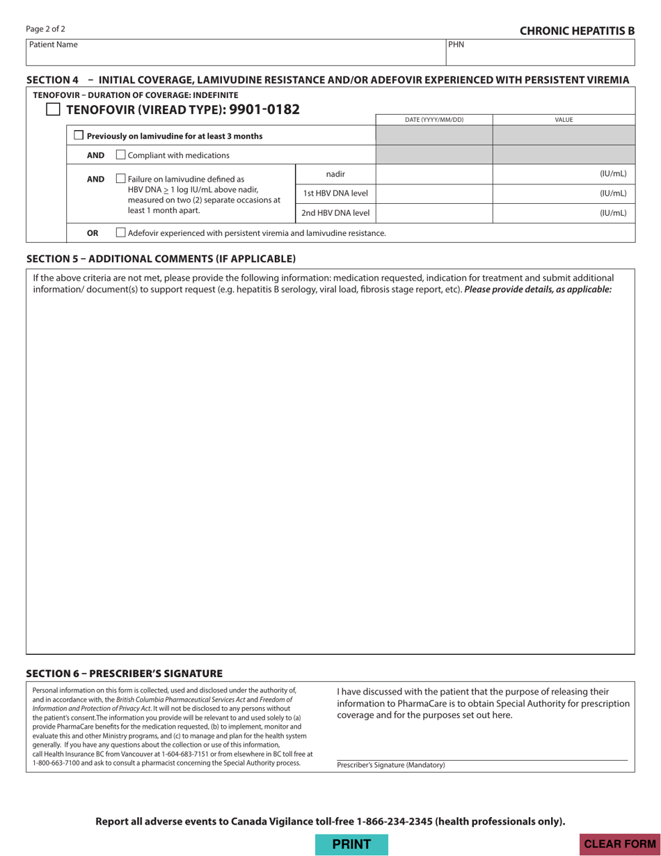 Form HLTH5372 Fill Out, Sign Online and Download Fillable PDF