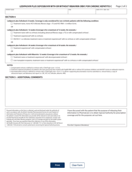 Form HLTH5478 Special Authority Request - Ledipasvir Plus Sofosbuvir With or Without Ribavirin (Rbv) for Chronic Hepatitis C - British Columbia, Canada, Page 2