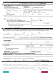 Form HLTH308 Medical Services Plan (Msp) Change Request - British Columbia, Canada, Page 2