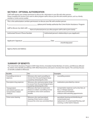 Crime Victim Assistance Program Witness Application - British Columbia, Canada, Page 8