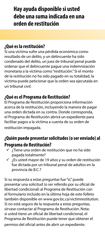 Restitution Program Application Form - British Columbia, Canada (English/Spanish), Page 2