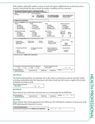 Instructions for Form 2647A Functional Abilities Form for Planning Early and Safe Return to Work - Ontario, Canada, Page 3
