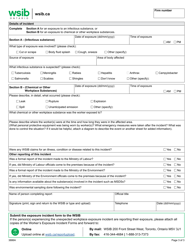Form 3886A Employer&#039;s Exposure Incident Reporting Form for Construction (Ceir) - Ontario, Canada, Page 3