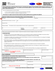 Document preview: Form 1034A Optional Insurance Consent Form Under Schedule 2 - Ontario, Canada