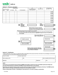 Form 1014A Reconciliation Form - Pre-january 1, 2020 With Classification Unit and Rate Group Classification - Ontario, Canada, Page 2