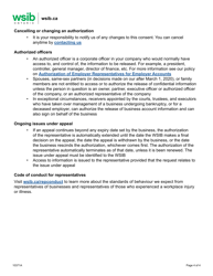 Form 10371A Authorization for Access to Business Account Information - Ontario, Canada, Page 4